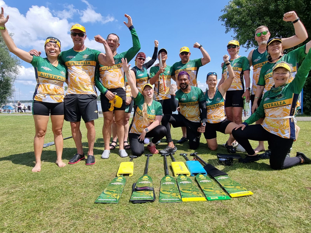 Australian paradragon paddlers
