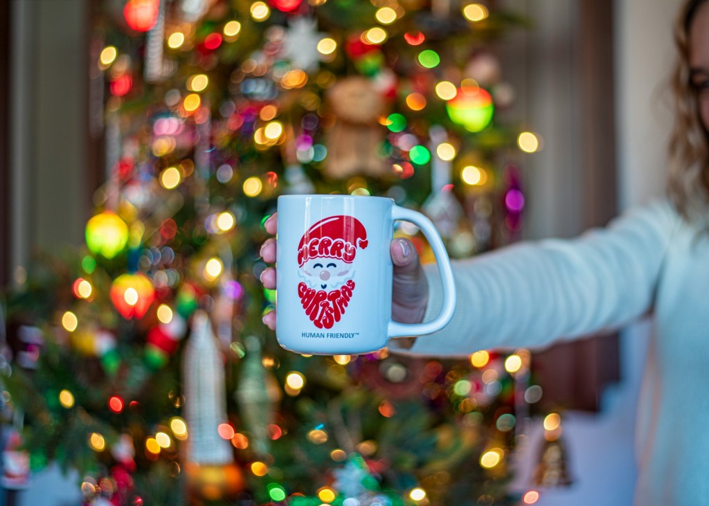 Christmas-themed mug
